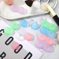 thumbnail image 3 of MOUNTCLIM 12 Pack Contact Lens Case, Colorfu Contact Lens Cases Bulk Clear Leak Proof Contact Cases Box Holder Container for Travel Daily Home Storage Kit, 3 of 7