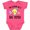 Retro Heather Pink, variant on Inktastic Easter I'm Gonna Be a Big Sister with Purple and Pink Eggs Girls Baby Bodysuit