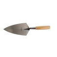 thumbnail image 4 of MARSHALLTOWN 19 9.5 Philadelphia Brick Trowel, 9.5 x 4.75 Inch Masonry Finishing Tool with Wood Handle, Made in the USA, 4 of 6