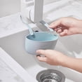 thumbnail image 4 of Joernso Sink Sponge Storage Space-saving Hanging Design Bottom Hollow-out Kitchen Sink Sponge Drain Basket for Home, 4 of 8