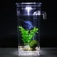 Auto Nettoyage Aquarium en Plastique Aquarium de Bureau Betta Fishbowl pour la Décoration de la Maison de Bureau – image 2 sur 8