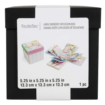 UPC: 0191518396928 | 5 Black Memory Explosion Box by Recollections™