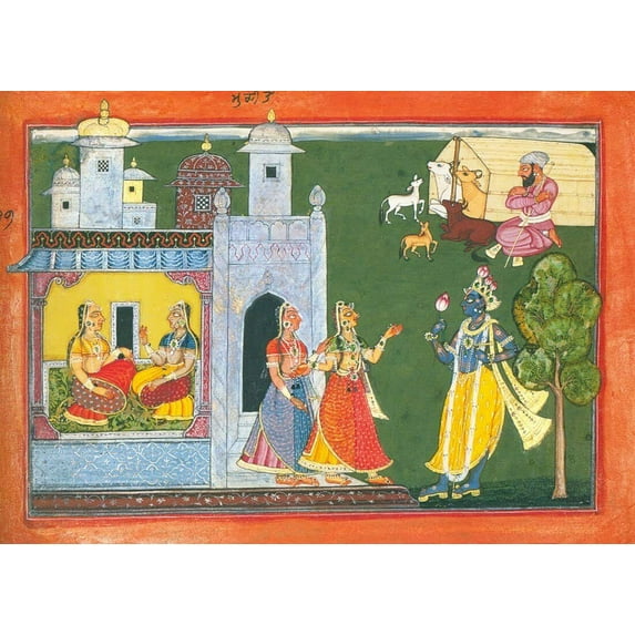 Leaf From A Rasamanjari - CANVAS OR FINE PRINT WALL ART