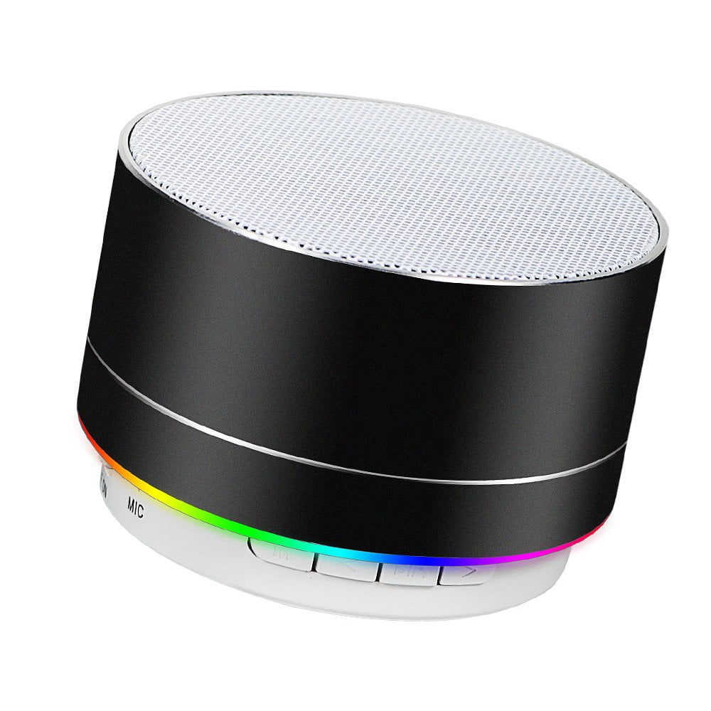 Mini Portable Wireless Bluetooth Speaker with Built-in-Mic, TF Card Slot,  HD Sound and Bass for Most Smartphone and More