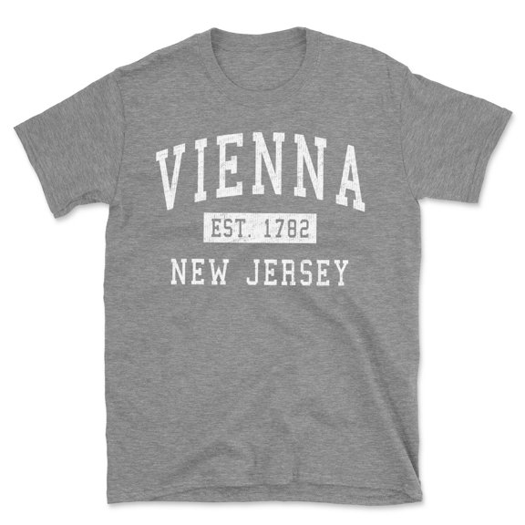 Vienna New Jersey Classic Established Men's Cotton T-Shirt