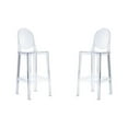 thumbnail image 1 of Heavenly Collection Clear Plastic Counter Stool For Dining Areas, 1 of 9