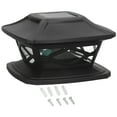 thumbnail image 2 of 2set Solar Post Lights LED Lamp Beads 2 Color Lighting Rechargeable IP44 Waterproof PC Shell Fence Lights for Outdoor, 2 of 5