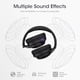 thumbnail image 2 of Auriculares sobre la oreja inalámbricos 80H tiempo de reproducción, auriculares Bluetooth sobre la oreja con 3 modos de ecualizador, micrófono ENC incorporado, graves profundos, estéreo HiFi plegable, 2 of 5