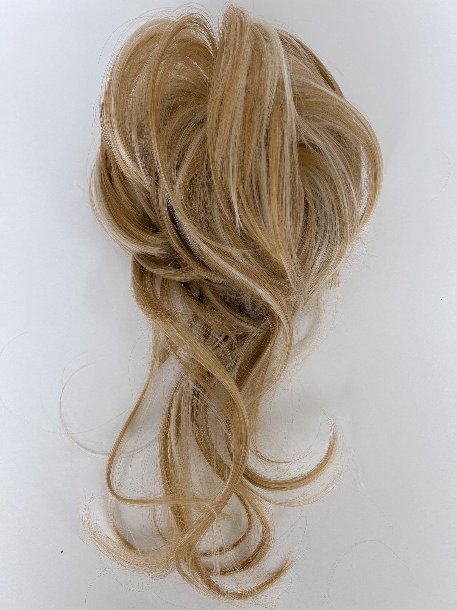 Apexhairs Messy Bun Hairpiece Chignon Curly Hair Bun Scrunchie Updo with Bangs Real Hair Bun