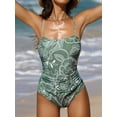 thumbnail image 5 of Cupshe Women's Swimsuit One Piece Square Neck Cutout Back Tummy Control, Size XS-XL, 5 of 6