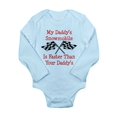 thumbnail image 1 of CafePress - Daddys Snowmobile Is Fast Body Suit - Long Sleeve Infant Bodysuit, 1 of 1