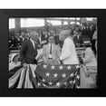 thumbnail image 2 of Harris and Ewing Collection 14x12 Black Modern Framed Museum Art Print Titled - President Woodrow Wilson at a Baseball Game, 2 of 5