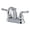 Polished Chrome, variant on Kingston Brass FB5618NML 4 in. Centerset Bathroom Faucet, Brushed Nickel