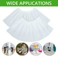 thumbnail image 2 of Tripumer 100 Pack Shoe Covers Disposable Hygienic Boot Recyclable Shoe Booties Covers CPE Covers Premium Waterproof Slip Resistant White, 2 of 7