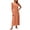 #1Orange, variant on Summer Dresses for Women V-Neck Sleeveless Maxi Dresses Casual Loose Leaf Sleeve Strap Beach Sundress, Orange-4XL