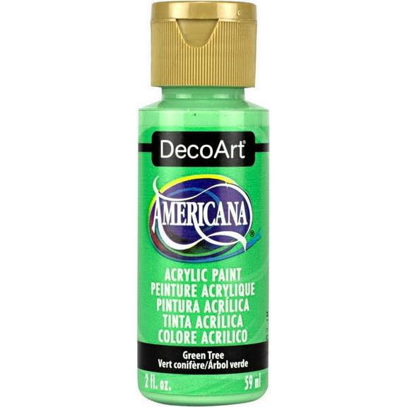 DecoArt Americana Acrylics Green Color Family – 2oz Craft & DIY Paints