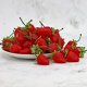 thumbnail image 4 of 30 Uds. De fresas rojas artificiales, fresas de plástico falsas, decoración navideña de frutas TUNC Sencillez, 4 of 5