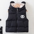 thumbnail image 2 of Coerni Boys and Toddler's Hooded Puffer Vest Baby Panda Sleeveless Quilted Vest Jacket Zipper Down Winter Coat Padded Waistcoat, 2 of 9