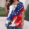 thumbnail image 2 of successthop Independence Day Womens T Shirt Flags Plus Size USA Birthday Tunic Tops Casual Shirts Crewneck Clothes XL, 2 of 5