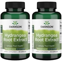Swanson Hydrangea Root Extract - Herbal Supplement Promoting Traditional Urinary Tract Health - May Support Prostate Health for Men - (90 Capsules) 2 Pack