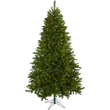 Nearly Natural 7-1/2' Windermere Christmas Tree with Clear Lights
