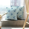 thumbnail image 6 of LALILO Throw Pillow Covers Tile Sailor With Anchor White And Blue Cushion Cover 18" x 18", 3796 Pack, 6 of 6