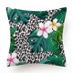 thumbnail image 4 of SZTXJ Cushion Cover Jungle Tropical Leaf Set of 4 Decorative Cushion Covers Wild Animal Tiger D Leopard Green Leaves 45x45 cm Decoration Pillow Case H, 4 of 4