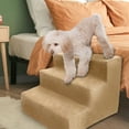 thumbnail image 5 of Precious Tails Deluxe High-Density Foam 3-Step Pet Stairs for Dogs and Cats - Durable, Lightweight, and Portable Staircase for Easy Mobility Assistance, 5 of 8