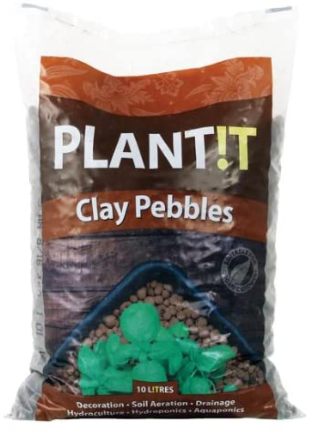 Expanded Clay Pebbles 1 liter for hydroponics hydro-culture and aquaponics 
