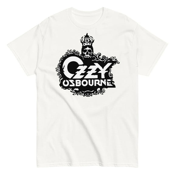 Ozzy Osbourne - Gilded Logo Unisex T-Shirt - White - Small