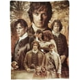 thumbnail image 7 of Soft Flannel Fleece Blanket Jamie Fraser Plush Throw Cozy Blankets for Couch Sofa 40"x30", 7 of 7
