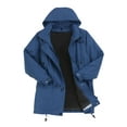 thumbnail image 6 of Woman Within Women's Plus Size Fleece-Lined Taslon Anorak Rain Jacket, 6 of 6