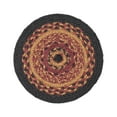 thumbnail image 5 of VHC Brands Heritage Farms Table Mat- Pot Holder- Woven Jute Trivet, 8" Round, 5 of 8