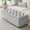 LightGray, variant on Mangodan 50" Storage Ottoman Bench, Tufted Ottoman With Storage Bench for Living Room, Large End of Bed Bench Ottomans, Modern Entryway Benches, Window & Bedroom Benches for Foot of Bed, Beige