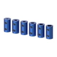 thumbnail image 4 of GKTOOLS D14L25 Aluminum Alloy Couplings Bore 3/317/4/5/6/635/7/8 mm Blue Flexible Shaft Coupler DIY Motor Part, 4 of 4