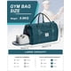 thumbnail image 3 of Bolsa de gimnasio WISEPACK, bolsa de viaje impermeable con compartimento para zapatos, 3 of 9