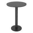 thumbnail image 1 of Pemberly Row Table de Bar Ronde Moderne en Aluminium 43x30 Pouces Finition Grise, 1 of 3