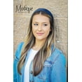 thumbnail image 2 of Motique Accessories Navy 2 inch Wide Satin Hard Headband with No Teeth Head Band for Women and Girls, 2 of 5