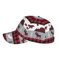 thumbnail image 5 of Haiem Buffalo Plaid Forest Baseball Cap Dad Hat Cotton Soft Adjustable Fashion Hats for Men Women Unisex Style Headwear, 5 of 9
