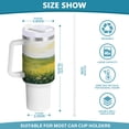 thumbnail image 3 of 40 Oz Car Handle Water Bottle Water Cup Water Bottle Water Jug Coffee Cup Travel Water Bottle Dreamy Sea Of Flowers, 3 of 8