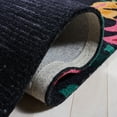 thumbnail image 6 of SAFAVIEH Jardin Rumen Floral Wool Area Rug, Black/Pink, 6' x 6' Square, 6 of 9