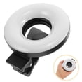 thumbnail image 1 of OUNONA 1 Set LED Mini Ring Light for Photography with Macro Lens Fill Light ABS Clip-On Style, 1 of 7