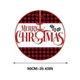 thumbnail image 3 of Dmlowu Christmas Tree Skirt - Non Slip Xmas Tree Skirt, Luxury Soft Wrink Proof Round Christmas Tree Skirts for Holiday Party Christmas Decorations, 35"/90cm, 3 of 5
