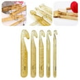 thumbnail image 5 of Large Size Crochet Hook Set Transparent Handle Knitting Needles DIY Sewing Tools 25MM, 5 of 5