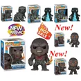 thumbnail image 2 of 2024 más nuevo Hot FUNKO POP Godzilla 1017 Heat Ray 1018 1020 Battle Ready Kong con hacha 1021 Scarred 1022 Figura de acción Juguetes, 2 of 5