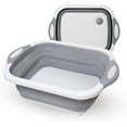 thumbnail image 5 of AquaPure – Fruit and Vegetable Washing Basket, Foldable Chopping Board with Draining Plug, Plastic, 5 of 6