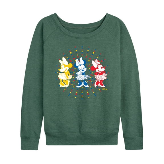 Disney - Mickey & Friends - Minnie - All Smiles - Women's Lightweight French Terry Long Sleeve Shirt