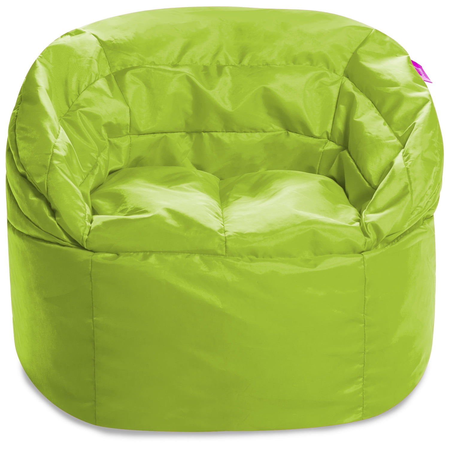 Posh Creations Sonoma Bean Bag Chair, Kids, 2 ft., Lime