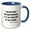 Blue/White, variant on 3drose, Friedrich Nietzsche Quote on Independence. Wise, Positive Gift, 11oz Mug