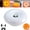 White, variant on Orange Donut Lamp, Creative Donut Wall Sconce Lamp & Table Light, 3-Color Dimmable Touch Nightstand Lamps, Aesthetic Ambient Lighting for Bedroom Living Room (White, Rechargeable)